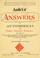 Cover of: Audels answers on automobiles