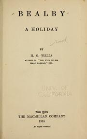 Cover of: Bealby by H. G. Wells