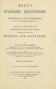 Bell's Standard Elocutionist by David Charles Bell