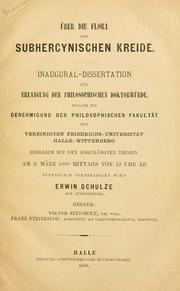 Cover of: Über die Flora der subhercynischen Kreide