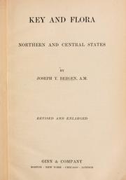 Cover of: Bergen's botany, key and flora. by Joseph Y. Bergen