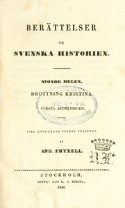 Cover of: Berättelser ur svenska historien by Anders Fryxell