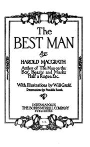 Cover of: The best man by Harold MacGrath
