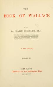 Cover of: book of Wallace | Charles Rogers