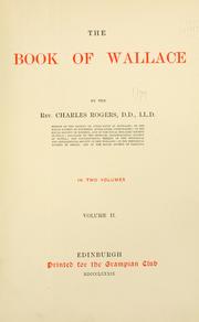 The book of Wallace by Charles Rogers