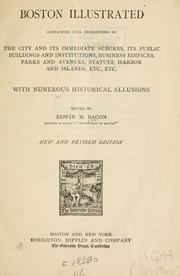 Cover of: Boston illustrated by Edward Stanwood, Edward Stanwood