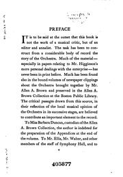 Cover of: The Boston symphony orchestra by Mark Antony DeWolfe Howe