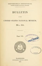 Cover of: Bulletin - United States National Museum by United States National Museum