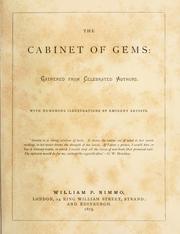 Cover of: The cabinet of gems | Bradford Allen Booth