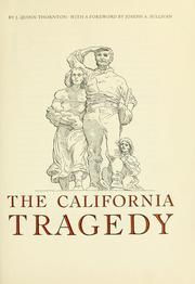 Cover of: The California tragedy