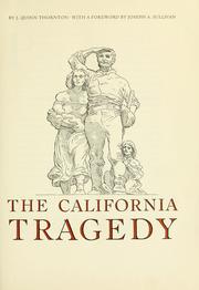 Cover of The California tragedy
