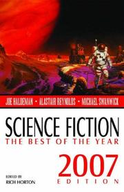 Cover of: Science Fiction: The Best of the Year, 2007 Edition (Science Fiction: The Best of ...)