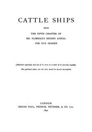 Cover of: Cattle ships by Samuel Plimsoll