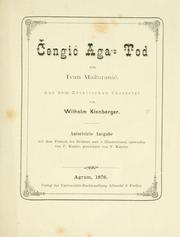 Cover of: Cengic Aga's Tod.: Aus dem Kroatischen übersetzt von Wilhelm Kienberger.