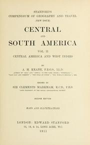 Cover of: Central and South America. by Augustus Henry Keane