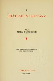 Cover of: chãateau in Brittany