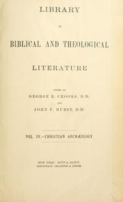 Cover of: Christian archæology by Charles Wesley Bennett