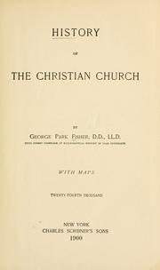 Cover of: History of the Christian church