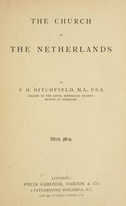 Cover of: The church in the Netherlands