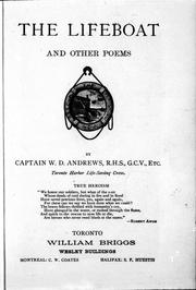 Cover of: The lifeboat and other poems