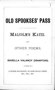 Cover of:  Old spookses pass | 