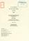 Cover of: City of Boston zip code area series, allston, 02134, 1990 population and housing tables, U.S. census summary tape file 3.