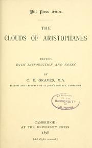 Cover of: The  Clouds of Aristophanes by Aristophanes