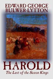 Cover of: Harold by Edward Bulwer Lytton, Baron Lytton, Edward Bulwer Lytton, Baron Lytton