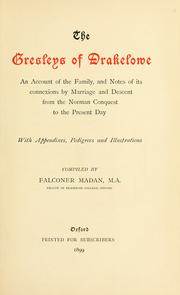 Cover of: The Gresleys of Drakelowe by Falconer Madan