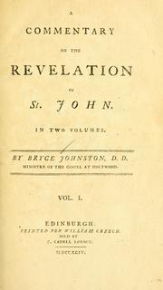 Cover of: commentary on the Revelation of St. John.