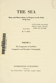 Cover of: The Composition of sea-water by General editor, M.N. Hill.