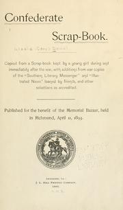 Cover of: Confederate scrap-book. by Lizzie Cary Daniel