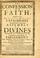 Cover of: The Confession of faith