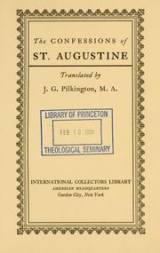 Cover of: The confessions of St. Augustine by Augustine of Hippo