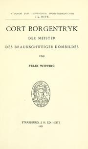 Cover of: Cort Borgentryk, der Meister des Braunschweiger Dombildes.
