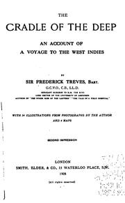 Cover of: The cradle of the deep by Frederick Treves