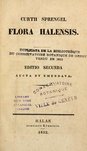 Cover of: Curtii Sprengel Flora Halensis. by Sprengel, Kurt Polycarp Joachim