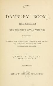 Cover of: The Danbury boom! by James Montgomery Bailey