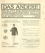 Cover of: Das Andere.