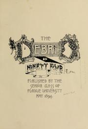 Cover of: Debris.