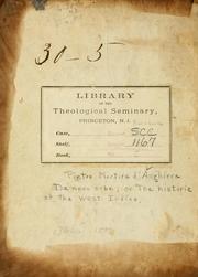 Cover of: De Novo orbe, or, the historie of the West Indies: contayning the actes and adventures of the Spanyardes, which have conquered and peopled those countries, inriched with varietie of pleasant relation of the manners, ceremonies, lawes, gouernments, and warres of the Indians.