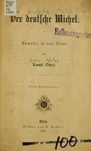 Cover of: deutsche Michel: Komödie in vier Acten