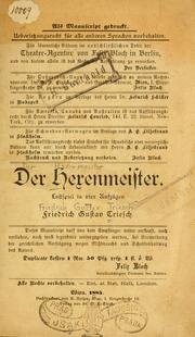 Cover of: Hexenmeister: Lustspiel in vier Aufzügen