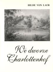 Cover of: We dworze Charlottenhof by Hilde von Laer