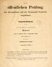 Cover of: Die Selagineen der Vorwelt by Friedrich Goldenberg