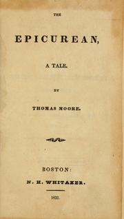 The Epicurean by Thomas Moore