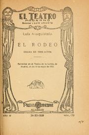 Cover of: rodeo: drama en tres actos