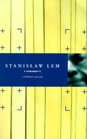 Cover of: A perfect vacuum by Stanisław Lem