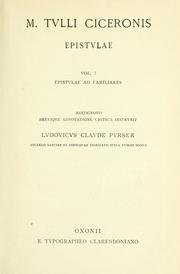 Cover of: Epistulae by Cicero