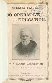 Cover of: Essentials of co-operative education